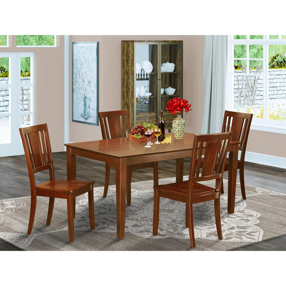 5  PC  Dining  Room  set  -  Dining  Table  and  4  Dining  Chairs - Pozzby Home Solutions