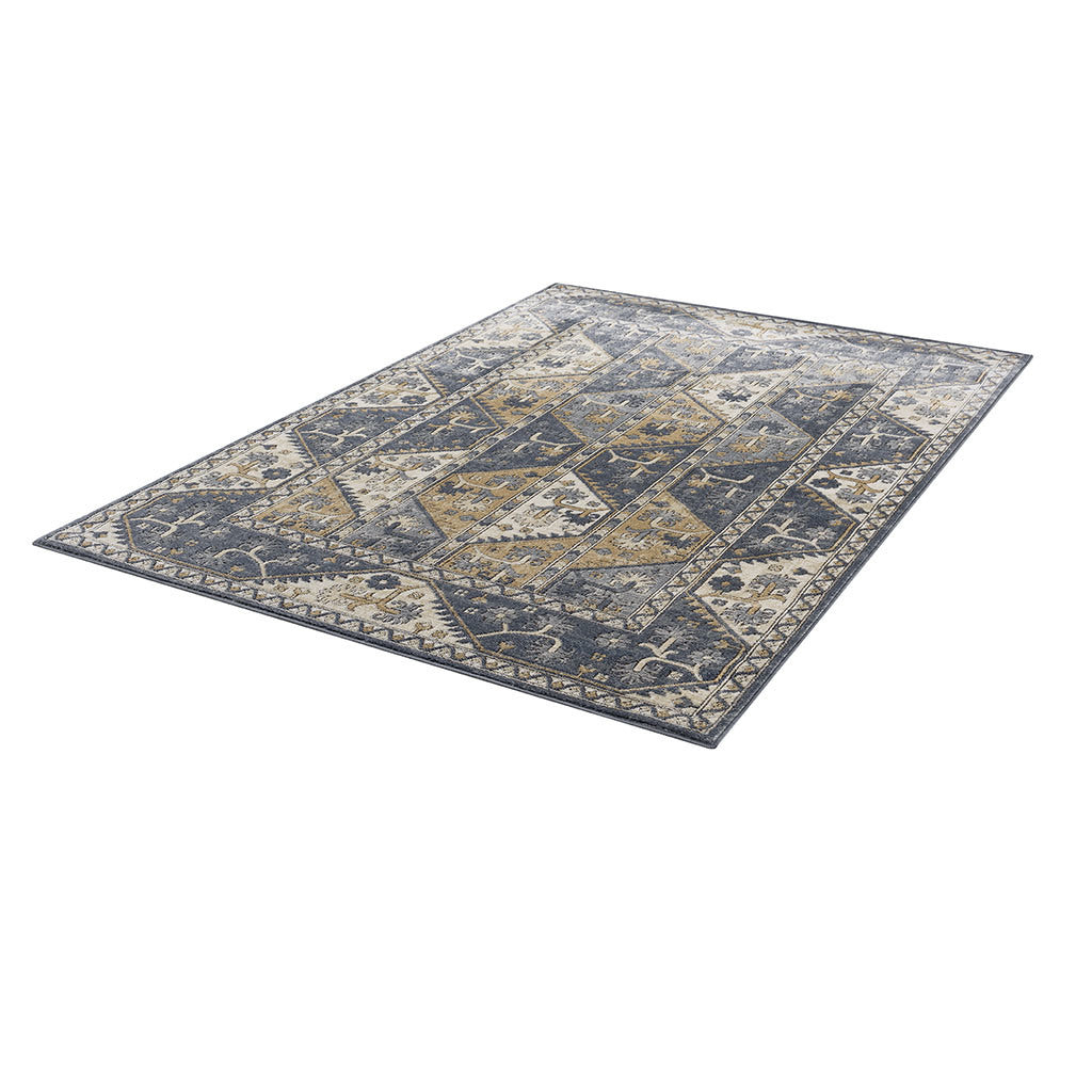 Tiled Border Area Rug - Pozzby Home Solutions