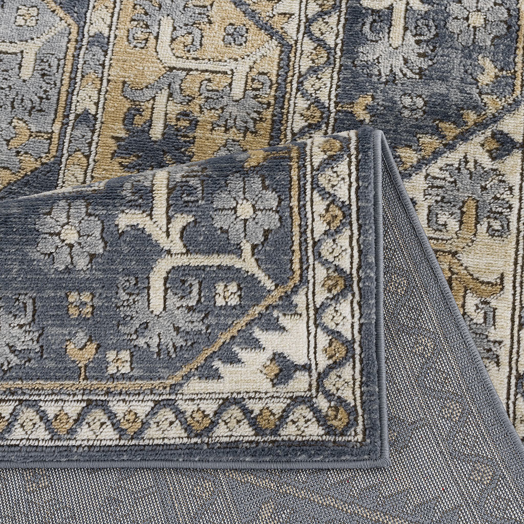 Tiled Border Area Rug - Pozzby Home Solutions