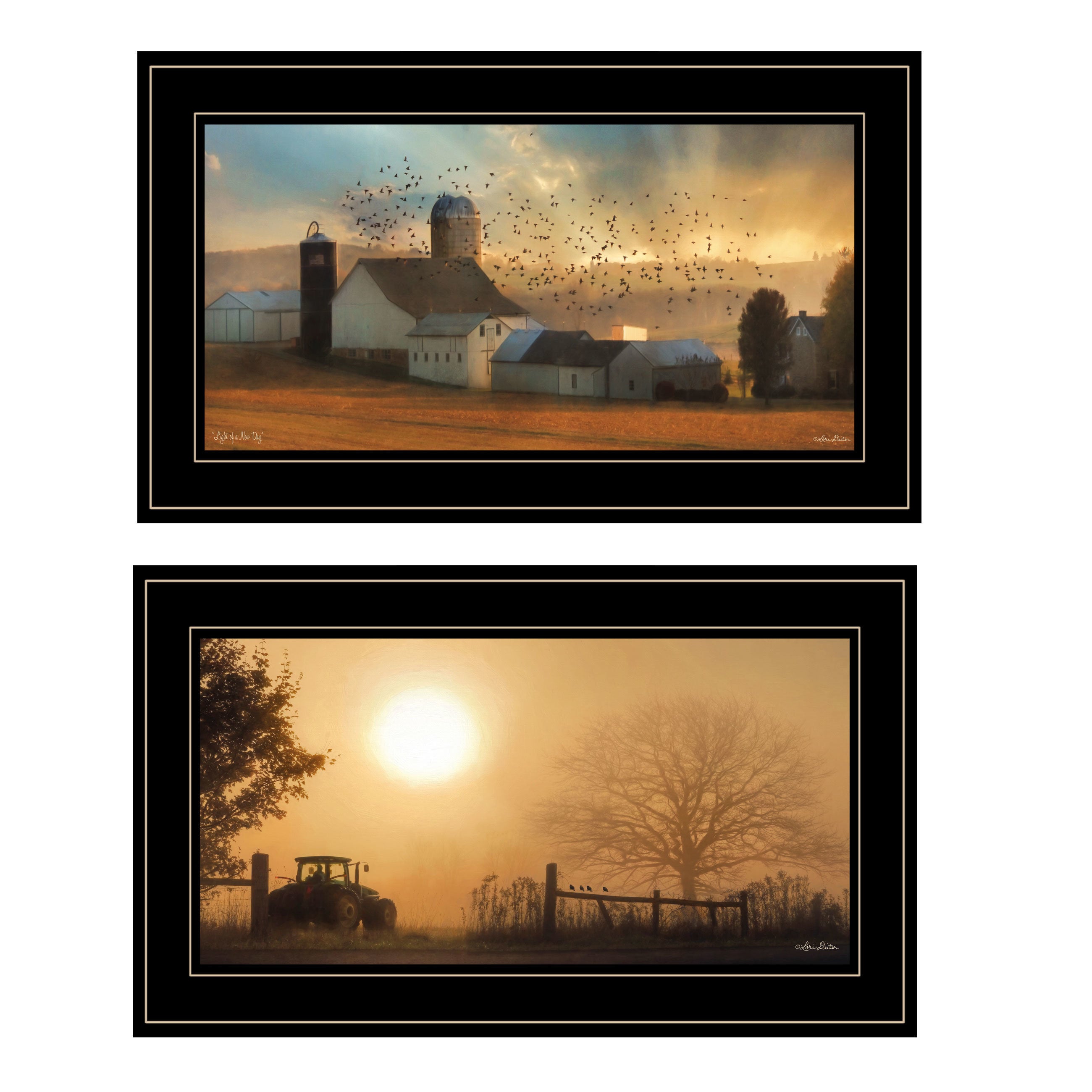 Trendy Decor 4U "Light of a New Day Collection" Framed Wall Art - Pozzby Home Solutions