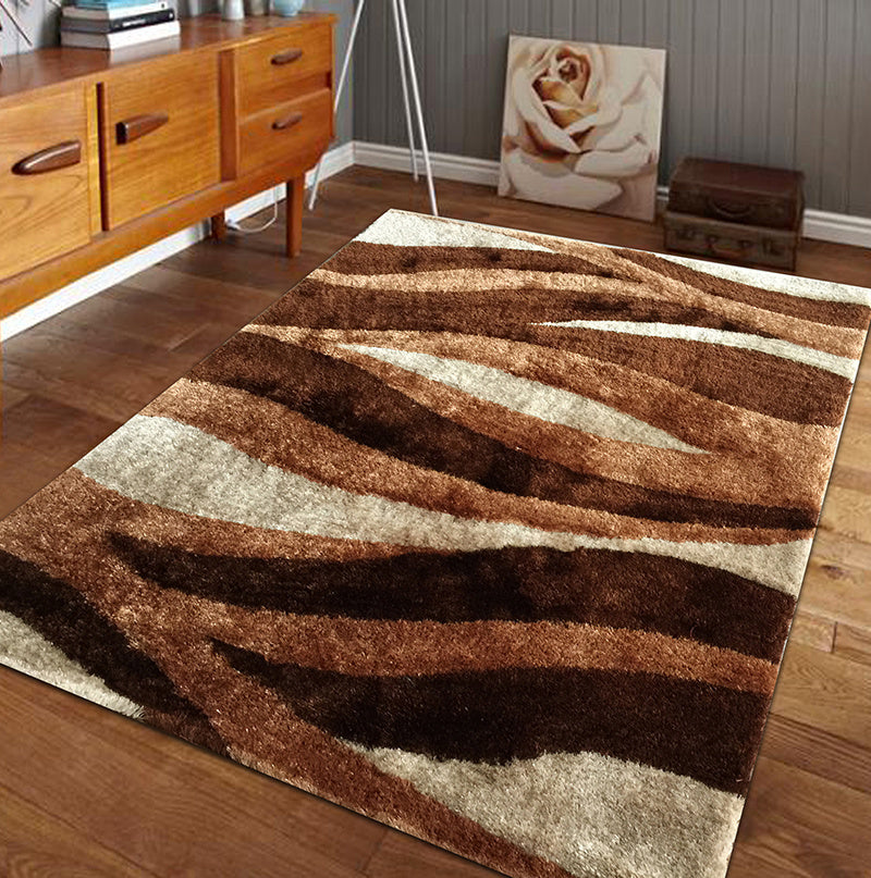 "Aria Collection" Soft Pile Hand Tufted Shag Area Rug - Pozzby Home Solutions