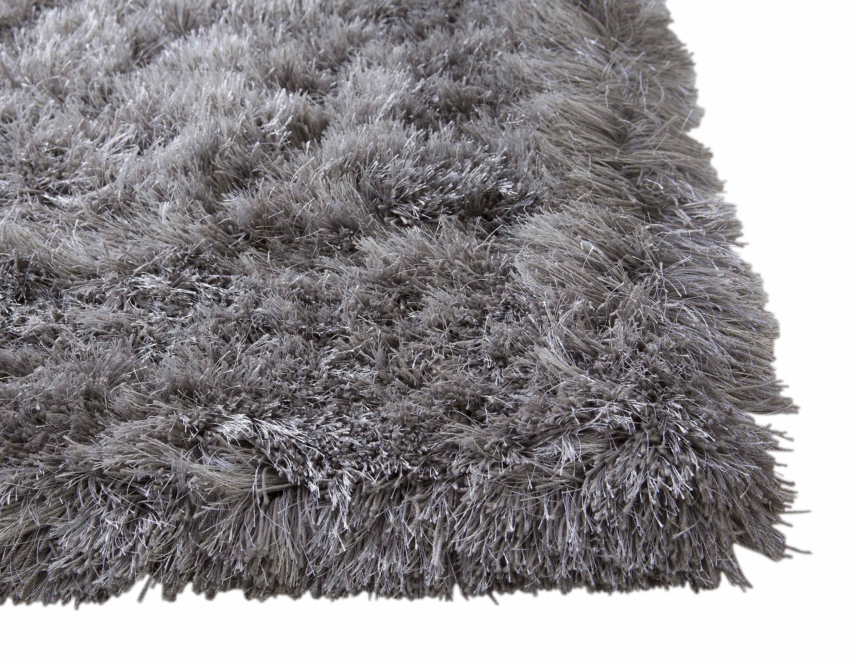 Shag Grey Area Rug 5x8 - Pozzby Home Solutions