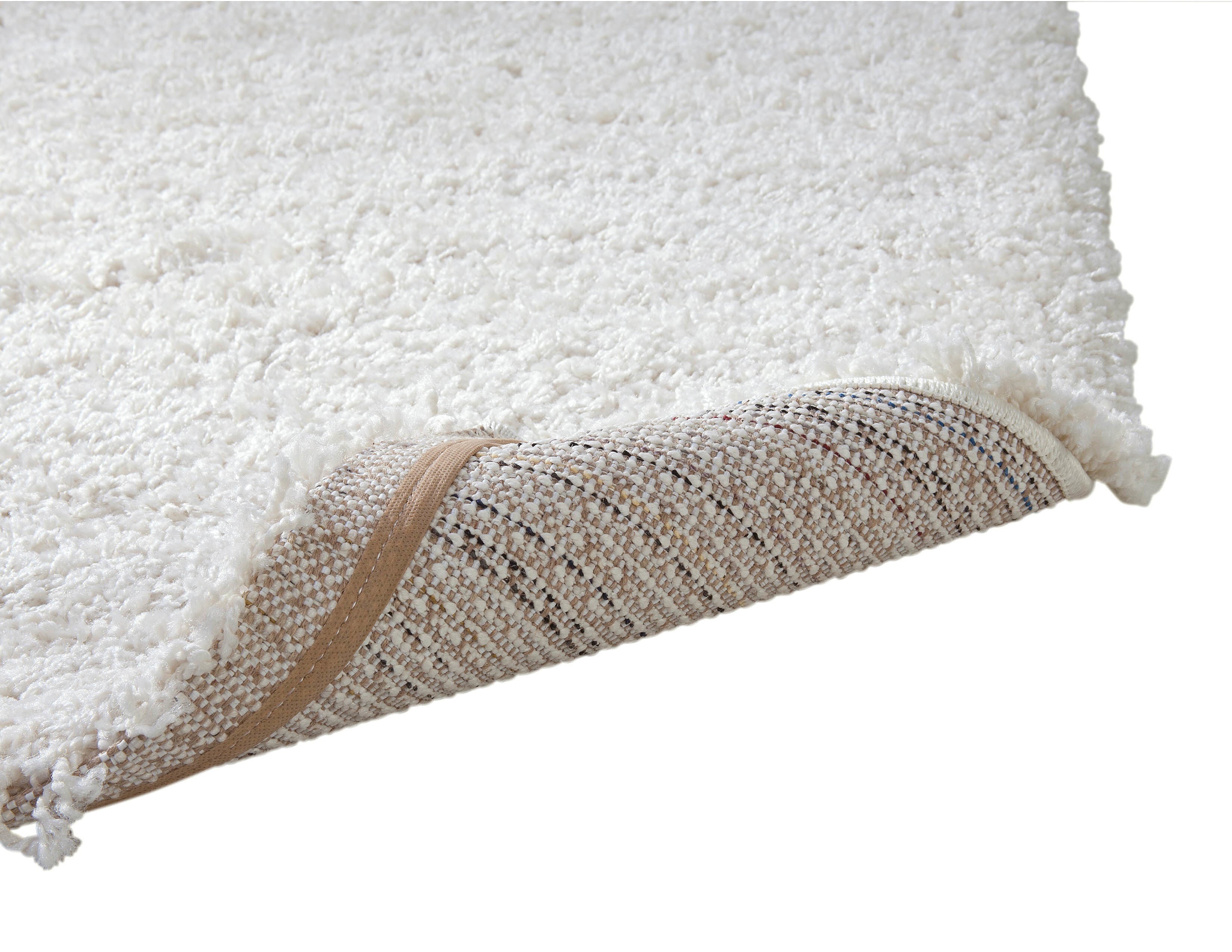 Shag White Area Rug 5x8 - Pozzby Home Solutions