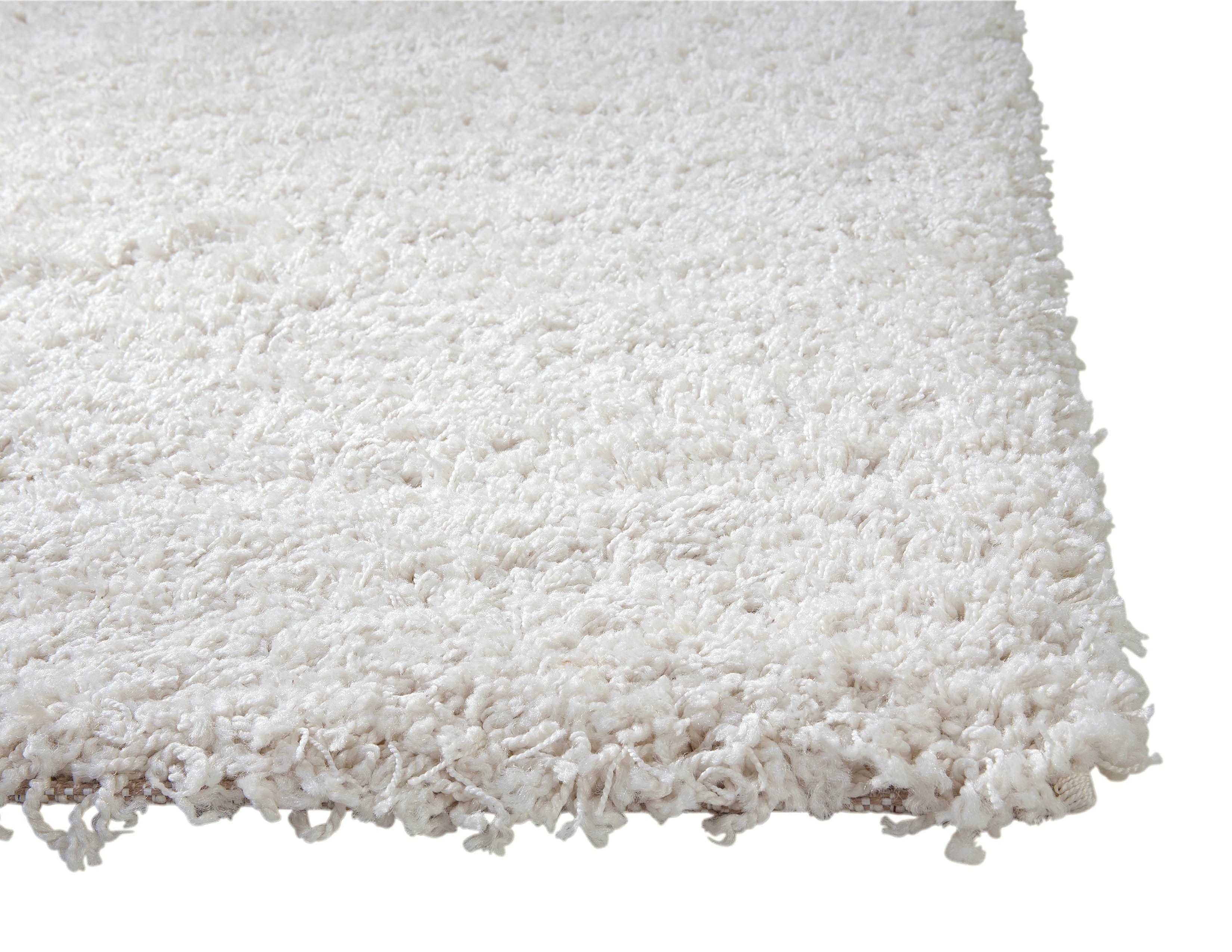 Shag White Area Rug 5x8 - Pozzby Home Solutions