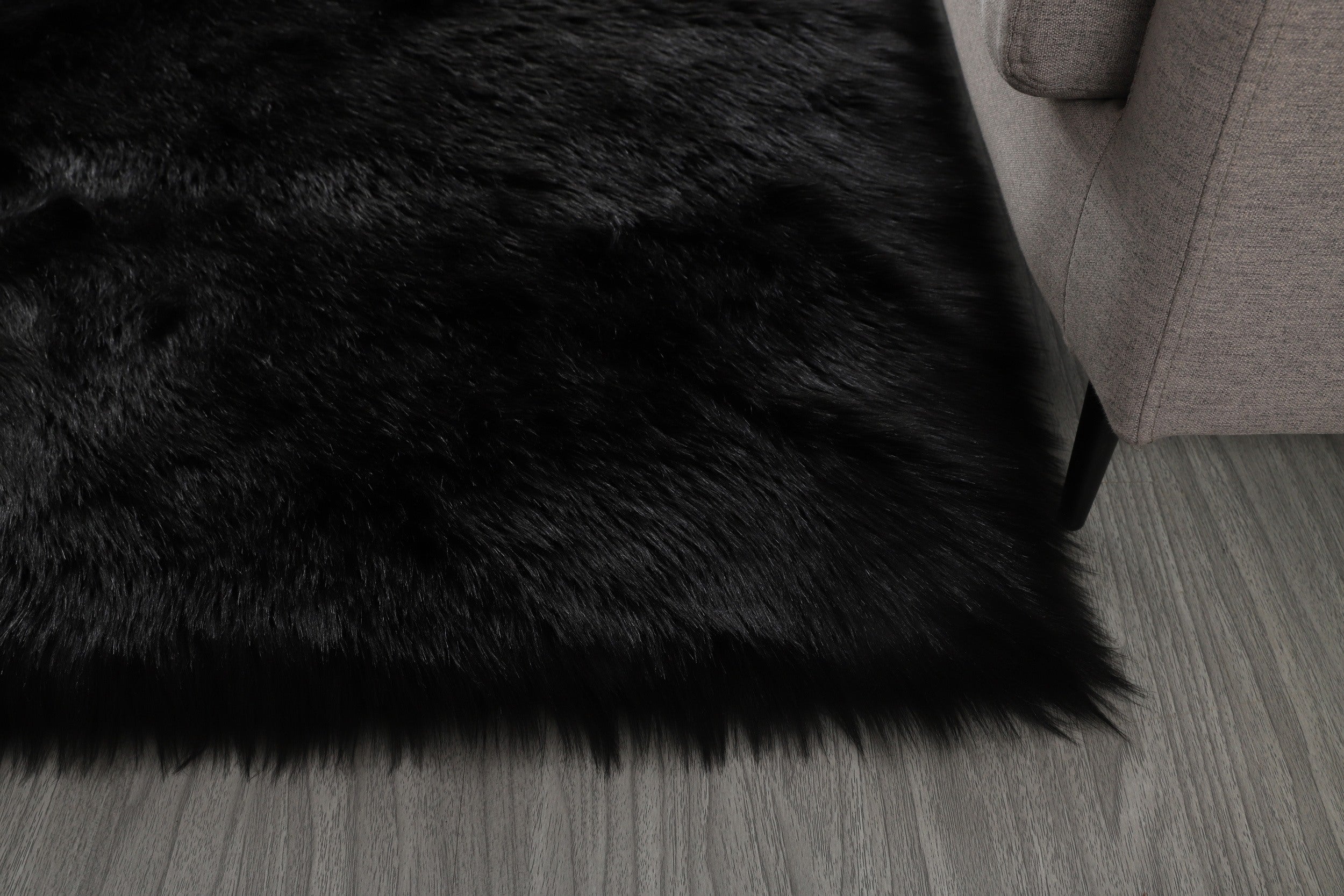 "Cozy Collection" Ultra Soft Fluffy Faux Fur Sheepskin Area Rug - Pozzby Home Solutions