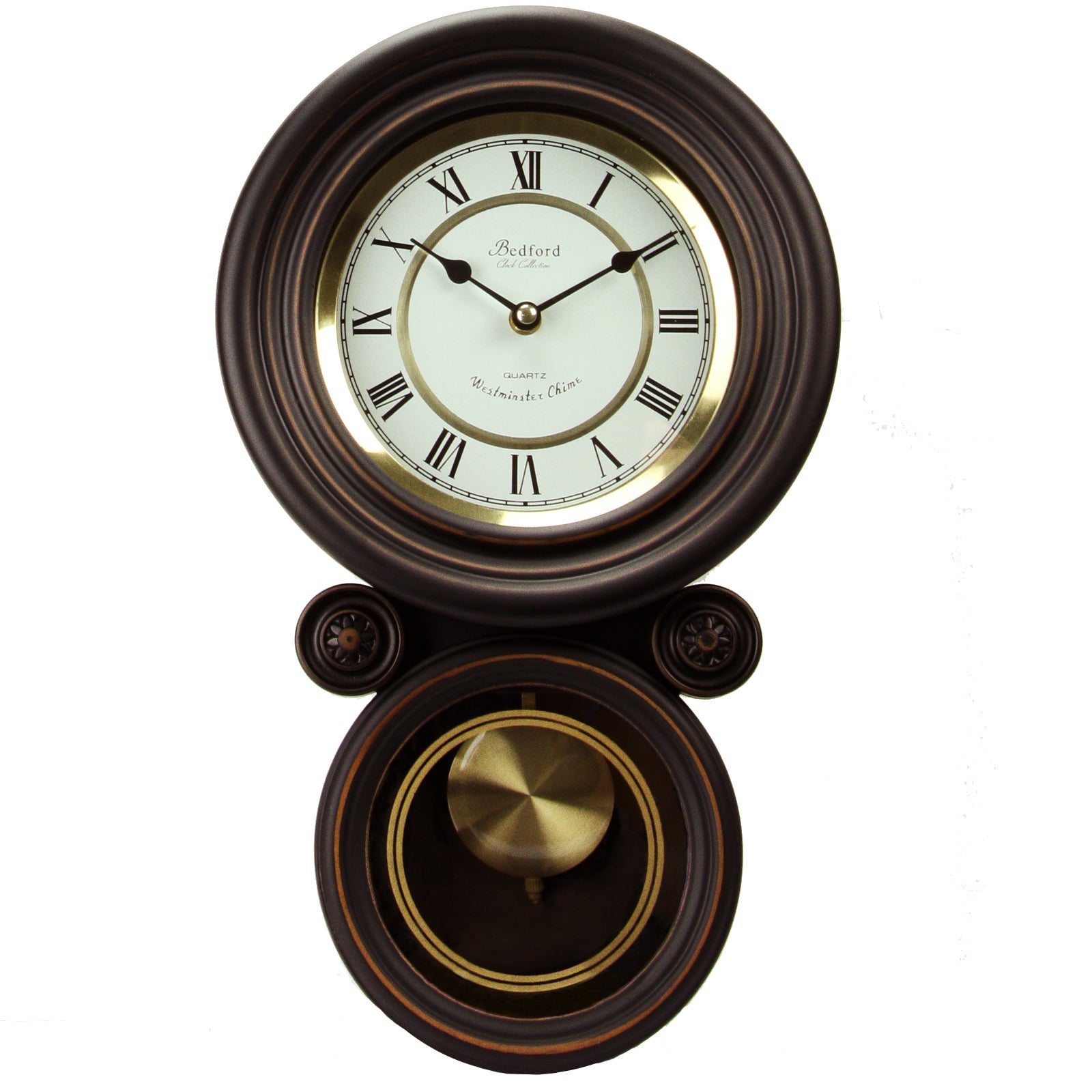 Bedford Clock Collection 16.5 Inch Contemporary Round Wall Clock with This contemporary wall clock from the Bedford Clock Collection adds a classic yet modernized appearance to any room. This makes a splendid addition to any home or ofClocksBedford Clock CollectionPozzby Home Solutions5 Inch Contemporary Round Wall Clock