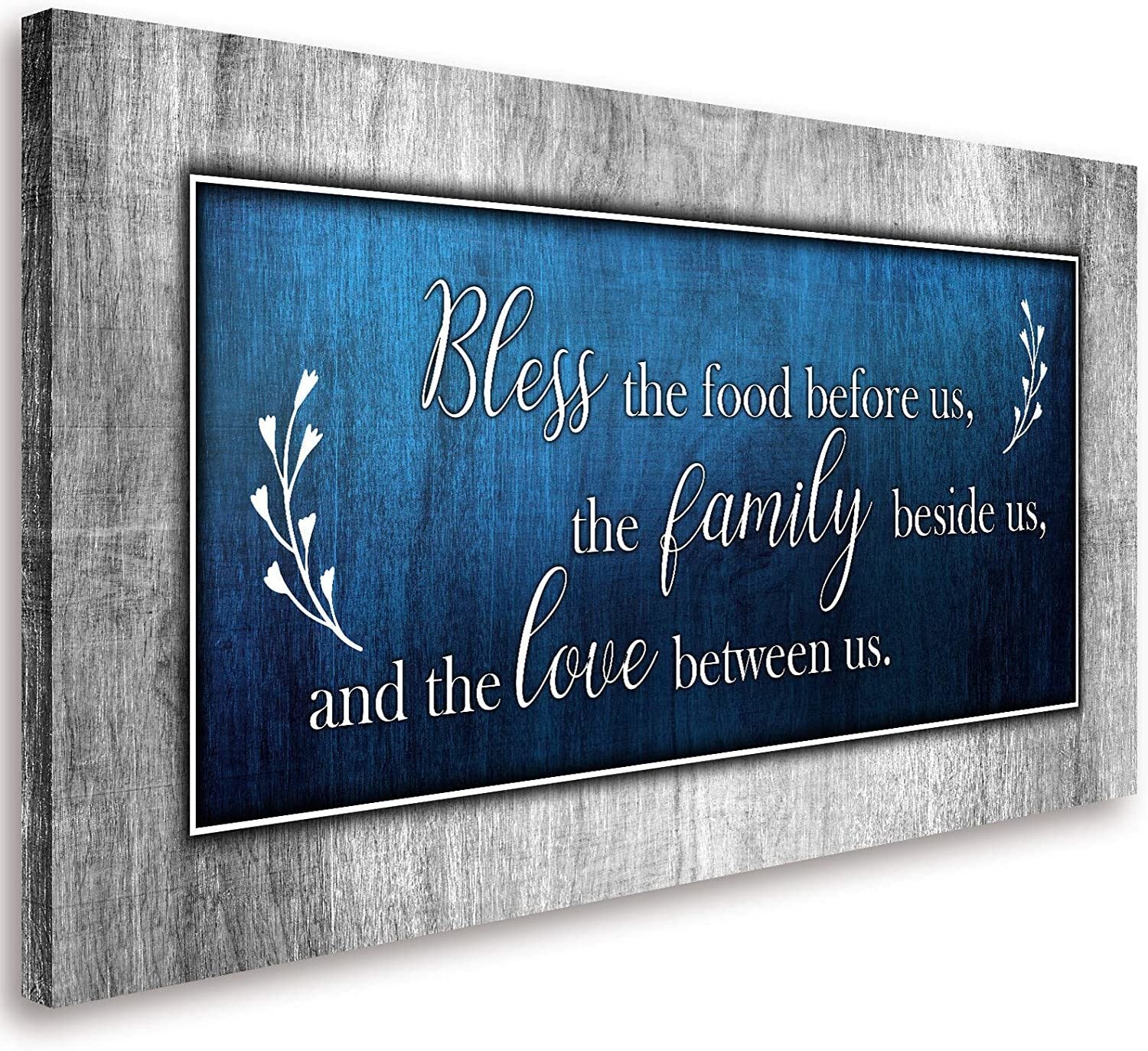 Motivational Quotes Canvas Wall Art Decor Blue and Grey Canvas Prints Highlights:1.PERFECT CANVAS ART: High Definition Giclee Modern Canvas Wall Art Printings Artwork,Inspirational Quotes Canvas Wall Art Photo Pictures Were Printed on Wall ArtMESESEPozzby Home SolutionsHome Living Room Dining Room Kitchen Decorations