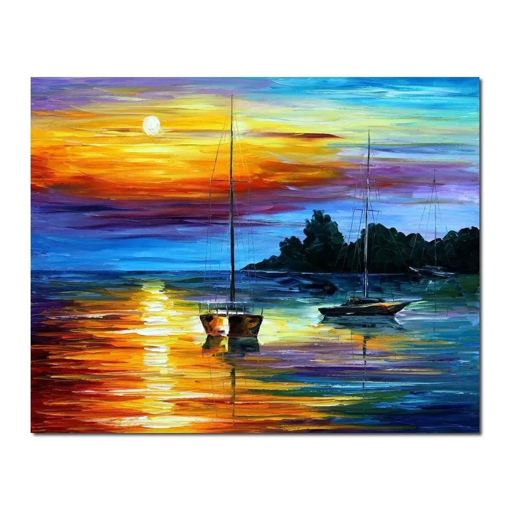 Colorful Hand Painted oil paintings-SunsetSPECIFICATIONSBrand Name: ZemaluType: Oil PaintingsStyle: Modern StyleOrigin: Mainland ChinaSubjects: FlowerMaterial: LinenForm: SingleSupport Base: Canvasis_customiWall ArtPozzby Home SolutionsPozzby Home SolutionsColorful Hand Painted oil paintings-Sunset